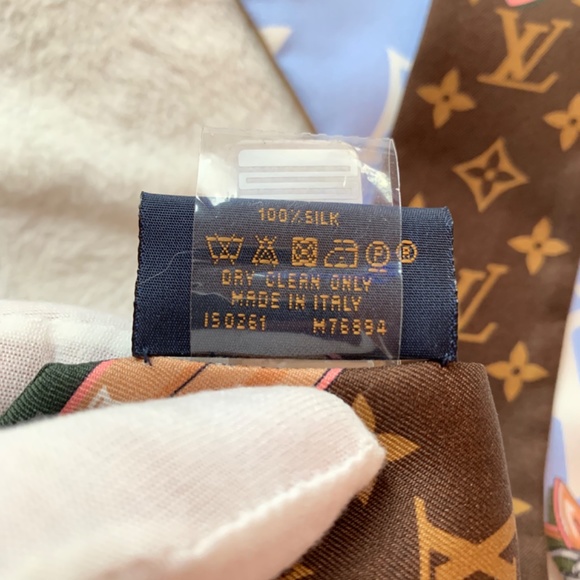 NEW LOUIS VUITTON BLUE & WHITE ULTIMATE MONOGRAM BB BANDEAU -  M76676 - Picture 10 of 14